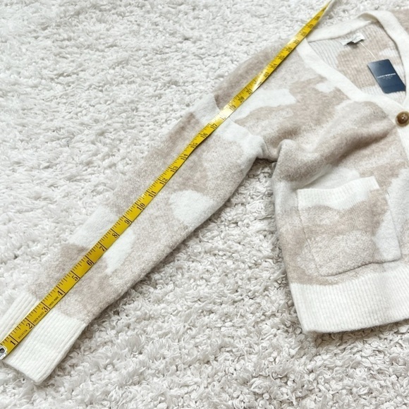 NWT Lucky Brand Long Sleeve Button Down Colorblock Knit Cardigan Sweater Small - Picture 5 of 7